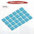 thumbnail image 4 of Uxcell 24PCS Bandas de sudor deportivas, muñequeras de algodón absorbentes para entrenamiento/baloncesto/correr [Azul cielo, 8cm de ancho], 4 of 7