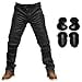 thumbnail image 3 of 2019 Men Motorcycle Riding Jeans Armor Racing Cycling Pants with Upgrade Knee Hip Protector Pads (Black, XXXL=38), 3 of 4