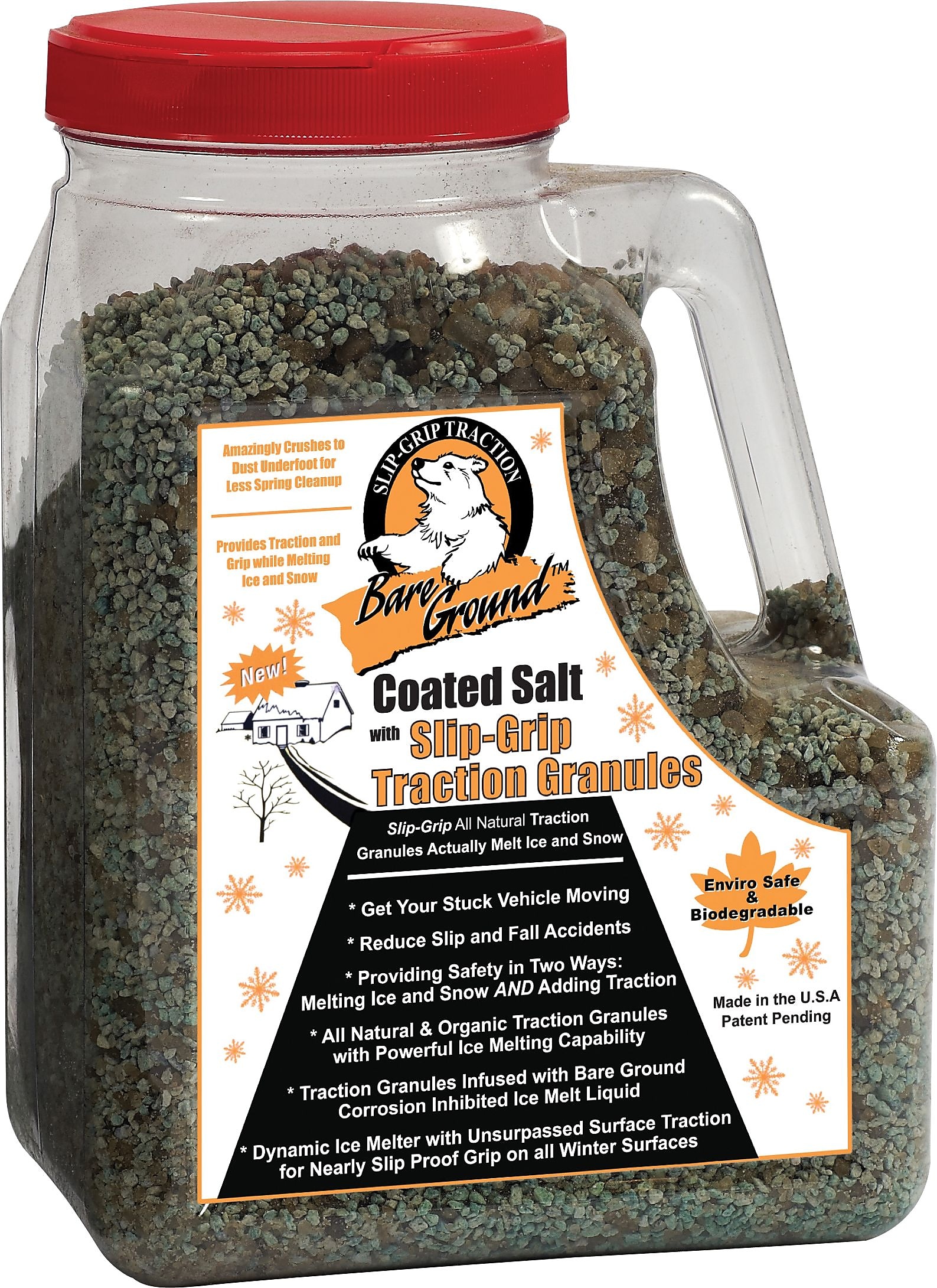 Bare Ground Coated Granular Ice Melt with CSSLGP12CT4