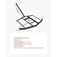 thumbnail image 4 of VEVOR Drag Harrow, 66" Width Tow Behind Drag Harrow, Q235 Steel Driveway Grader with Adjustable Bars & Pin Hitch, Support up to 50 lbs, Tractor Driveway Harrow for ATVs, UTVs, Garden Lawn Tractors, 4 of 9