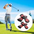 thumbnail image 3 of Funda de protección para cabeza de palo de golf Sharpla 4x Golf Cover PU Impermeable rojo negro, 3 of 8