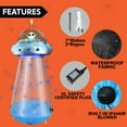 thumbnail image 6 of 9FT Christmas Inflatable Outdoor Decorations Alien UFO Blow Up Yard inflatable Build-in LED for Halloween Party Indoor, Outdoor, Yard, Garden, Lawn Decorations, 6 of 6
