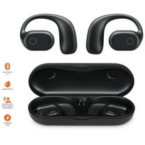 True Wireless Open Ear Bluetooth Earbuds with Rechargeable Case and Sweatproof Design