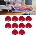 thumbnail image 3 of Wearable Pincushion, Wrist Pin Cushion Red Soft  For Needlework For Quilting, 3 of 8