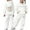 White, variant on Tracksuit Athletic Sweatsuits Sets,2 Piece Long Sleeve Letter Printed Pullover Hoodie and Active Jogger Pants Fall Clothes Boys Sets 10-11 Years