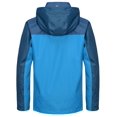 thumbnail image 4 of Little Donkey Andy Men's Waterproof Rain Jacket Outdoor Rain Shell Coat for Hiking,Golf,Travel Blue Mirage/Aqua S, 4 of 6