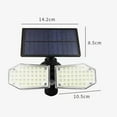 thumbnail image 3 of Boovnll Solar Wall Lights Outdoor Three Head Rotatable LED COB Induction Lamp, 3 of 9