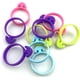 thumbnail image 1 of 60 lazos para bolsas de repostería, reutilizables, para glaseado, de silicona, para decoración de tartas, para cupcakes, galletas y pasteles (15 morado claro, 15 azules, 15 rosas rojas, 15 verdes) Ormromra JQWJ151-2, 1 of 4