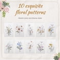 thumbnail image 6 of 50pack Floral Greeting Card with Envelope Blank Note Card Set for Any Occasion Multiple Floral Designs Cards for Thank You Wedding Invitation Colorful, 6 of 10