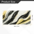 thumbnail image 2 of Uxcell 10pcs Peel and Stick Wall Panels 23.6" x 11.8" Skin Feel Brick Wallpapers (19.4 Sq. Ft. / 1.8 Sq.m. Coverage) Marble Tiles Adhesive Backsplash, Black White, 2 of 6