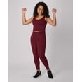 thumbnail image 5 of Hanes CoolDRI Women's Crop Tank with Built-in Shelf Bra, 3-Pack Black/Maroon/Deep Forest S, 5 of 7
