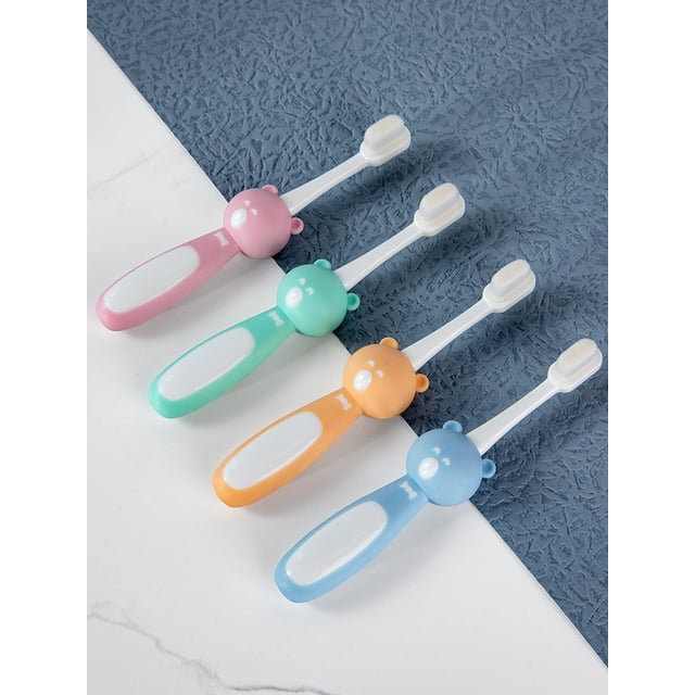 Baby Toothbrushes (4 Baby's Brushes ), Toothbrushes , Interactive App, for Girls 6+ Months
