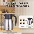 thumbnail image 4 of Jarra térmica para café gINT de acero inoxidable con aislamiento de 1 litro GiNT NA, 4 of 9