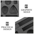 thumbnail image 5 of MRLESS Gold Silver Copper Casting Mold Melting Supply Melting Tool Graphite Mold Reusable Graphite Mold, 5 of 7