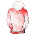 thumbnail image 5 of Sudadera con capucha para hombre, estilo casual, con cuello redondo, estampado, manga larga, blusa de poliéster, 5 of 5