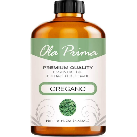 Ola Prima 16 oz Oregano Essential Oil Big Bottle
