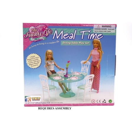 Gloria My Fancy Life Meal Time Doll Furniture, 28 Pieces
