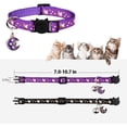 thumbnail image 3 of VATENIC 2 Separate Cat Collars, Adjustable Kitten Collars, Glow In The Dark, 3 of 6