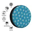 thumbnail image 4 of Fotbe Sea Turtle Funda de Llanta de Repuesto con Estampado, Engrosada, Ajuste Universal para Jeep, Remolque, RV, SUV, Camión-15 inch, 4 of 6
