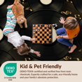 thumbnail image 4 of Design&I 5'x7' Ultra Soft Area Rug, Vinyl Record Vintage Music Note Grooved Disc Motif Circle Retro Refined None Fluffy Washable Non Shedding for Bedroom Living Room Home Office, 4 of 7