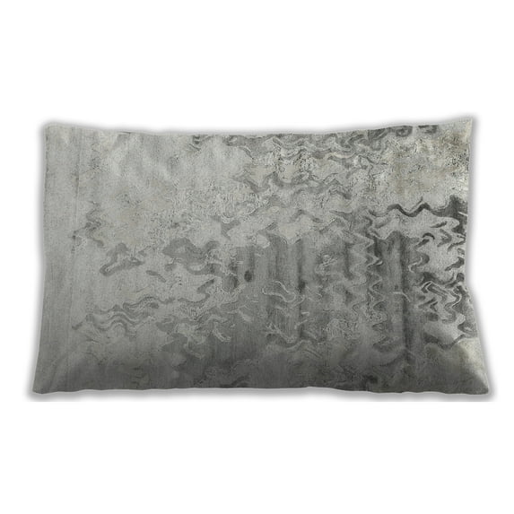 Ahgly Company Outdoor Rectangular Contemporary Lumbar Throw Pillow, 13 inch by 19 inch
