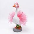 thumbnail image 6 of AuroraX Princess Porch Goose Clothes Set 23" 17 19 inch Chiffon Skirt Porch Goose Outfit Sets Happy Birthday Front Porch Goose Clothes Lawn Garden Decor, 6 of 9