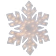 thumbnail image 4 of Northlight Lighted Snowflake Christmas Window Decoration - 20" - Clear Lights, 4 of 9