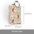 thumbnail image 3 of Lsque Floral Cowboy Boots Laundry Basket, Laundry Hamper, Dirty Clothes Hamper for Laundry, Collapsible, Waterproof Laundry Baskets with Aluminum Handles for Laundry, Dorm, Family, 3 of 6