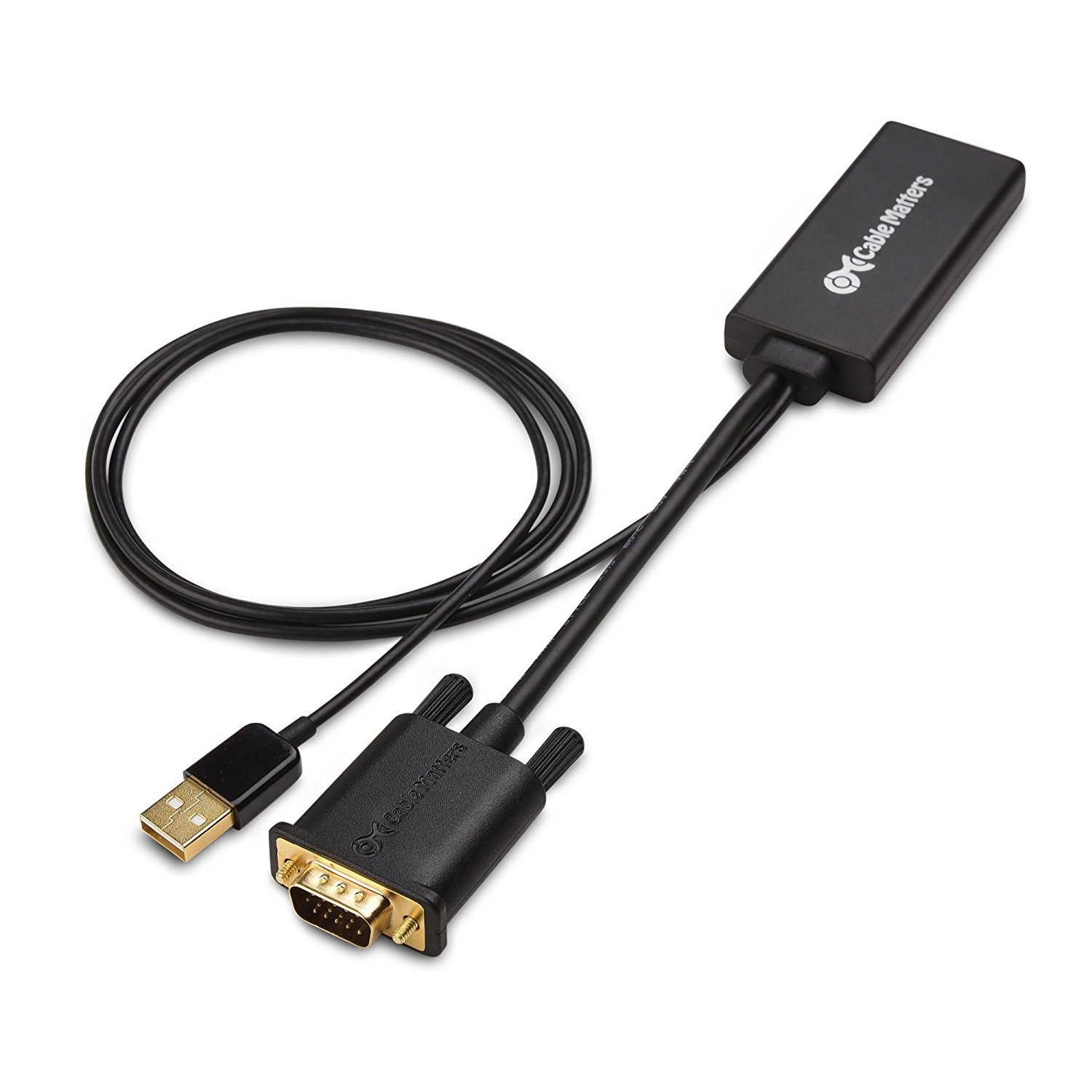 Cable Matters VGA to HDMI Converter (VGA to HDMI Adapter) with Audio Support - image 3 of 4