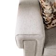 thumbnail image 2 of Juno 2pc Sofa Loveseat Set, Light Gray, Gold Chenille, 6 Accent Pillow, 2 of 3