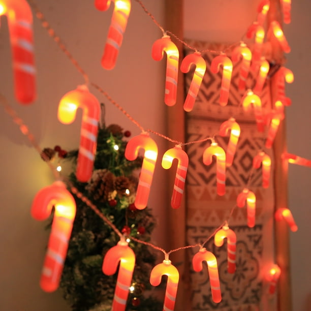 Bonita Cadena De Luces LED Con Diseño De Gato Blanco, Funciona Con Pilas, Luz Nocturna Para Interior Y Exterior, Halloween, Navidad, Acción De Gracias, Casa, Niños, Dormitorio, Decoración (gato