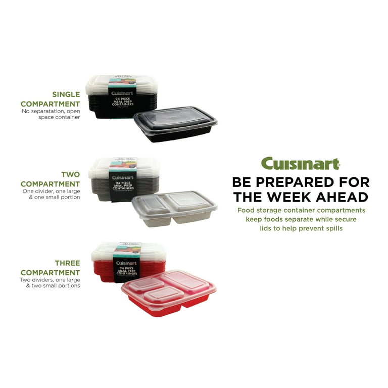 Fridgemate Container Set, Meal Prep, Two Section 20 Ea, Gagets