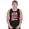 thumbnail image 4 of Happy Alive Built To Survive Warrior Tank Top Tee Shirt Women Brisco Brands S, 4 of 6