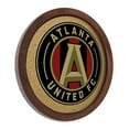 thumbnail image 2 of Atlanta United FC 20.25'' Round Faux Barrel Framed Cork Board, 2 of 5