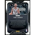 thumbnail image 2 of Tony Parker Card 2016-17 Panini Prizm Veteran Signatures #19, 2 of 2