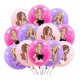 thumbnail image 4 of Globos de látex de princesa rosa de 12 pulgadas para Barbie, 12 o 24 unidades, para decoración de fiestas de cumpleaños, juguetes para niños, suministros para fiestas de baby shower, 4 of 5