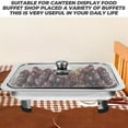 Buffet Server Stainless Steel Buffet Dish Tray Rectangular Canteen