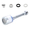 thumbnail image 2 of Aireado del grifo de 360 ​​grados Presión giratoria Boosting Ajustable Agua Ajustable Lavable Fregadero Fregadero Grifo Bubbler Pulverizador Accesorio Tipo largo Inevent HA012280-02, 2 of 7
