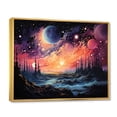 thumbnail image 2 of Designart "Stars Infinity horizon I" Stars Floater Framed Canvas Print, 2 of 7