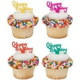 thumbnail image 2 of Cake Topper Decor, Everyday Birthday,Happy Birthday cake décor for parties and fun37988 (12/PKG), 2 of 2