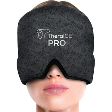 TheraICE Migraine Headache Relief Cap PRO, Cold Gel Therapy Head Wraps, Headache Ice Pack Device