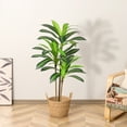 thumbnail image 2 of 4ft Artificial Dracaena Tree, Tall Fake Plants Artificial Dracaena Tree for Indoor, Faux Trees for Office Home Living Room Floor Patio Greening Porch Decor, 2 of 8