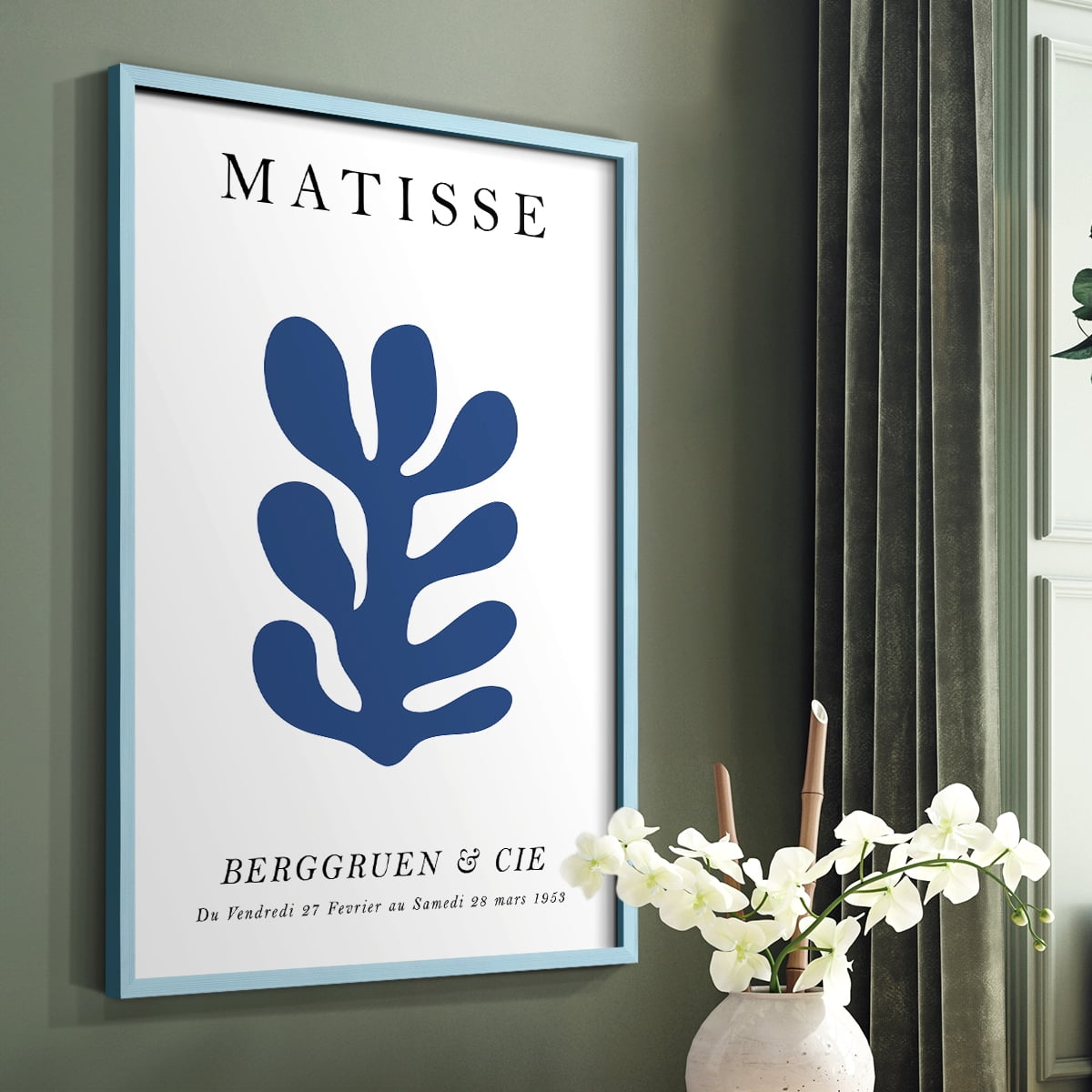 Matisse CCXCVIII in Solid Wood 11 x 14 Framed Print