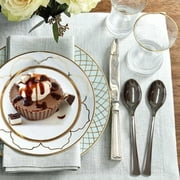 Lillian Mini Polished Silver Spoon 48 Count For Dessert [BULK] (480/Pack)