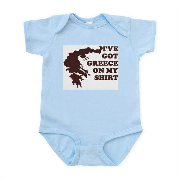 CafePress - I've GOT GREECE ON MY SHIRT T Infant Bodysuit - Baby Light Bodysuit, Size Newborn - 24 Months