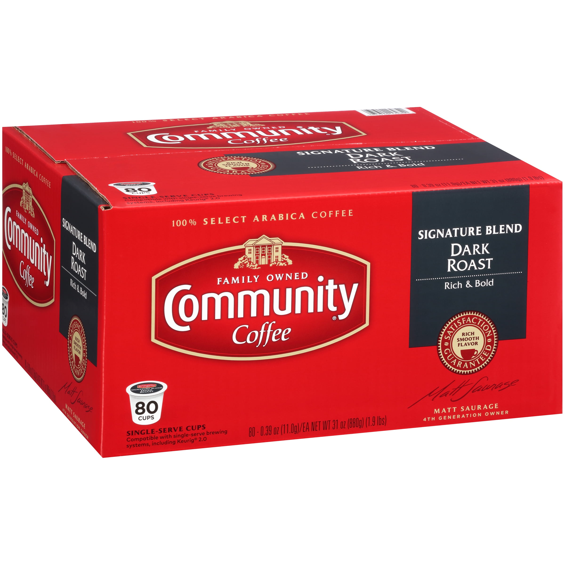 Community coffee dark roast k outlet cups