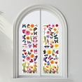 thumbnail image 4 of Ovzne Spring Window's Tight Glass Window 9Sheets Flower Window Been For Glass Window Butterflies Easter Window Flower Window Stickers On Clearance, 4 of 6