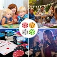 thumbnail image 3 of Miangastore 100pcs Square Corner Mini Dice Set Six-Sided 8mm Colorful Game Pieces for Party Fun and Crafting, 3 of 9