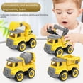 thumbnail image 2 of Vehículo de ingeniería de desmontaje y montaje para niños, juguete de mezcla de vehículos, rompecabezas, tuerca de montaje desmontable, excavadora deslizante, 2 of 5