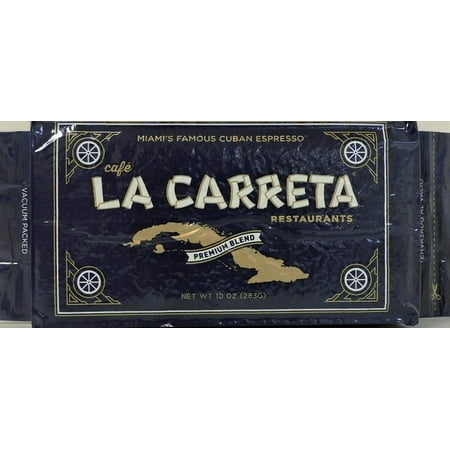 Cafe La Careta Miami's Famous Cuban Style Espresso Ground Coffee, 10 oz